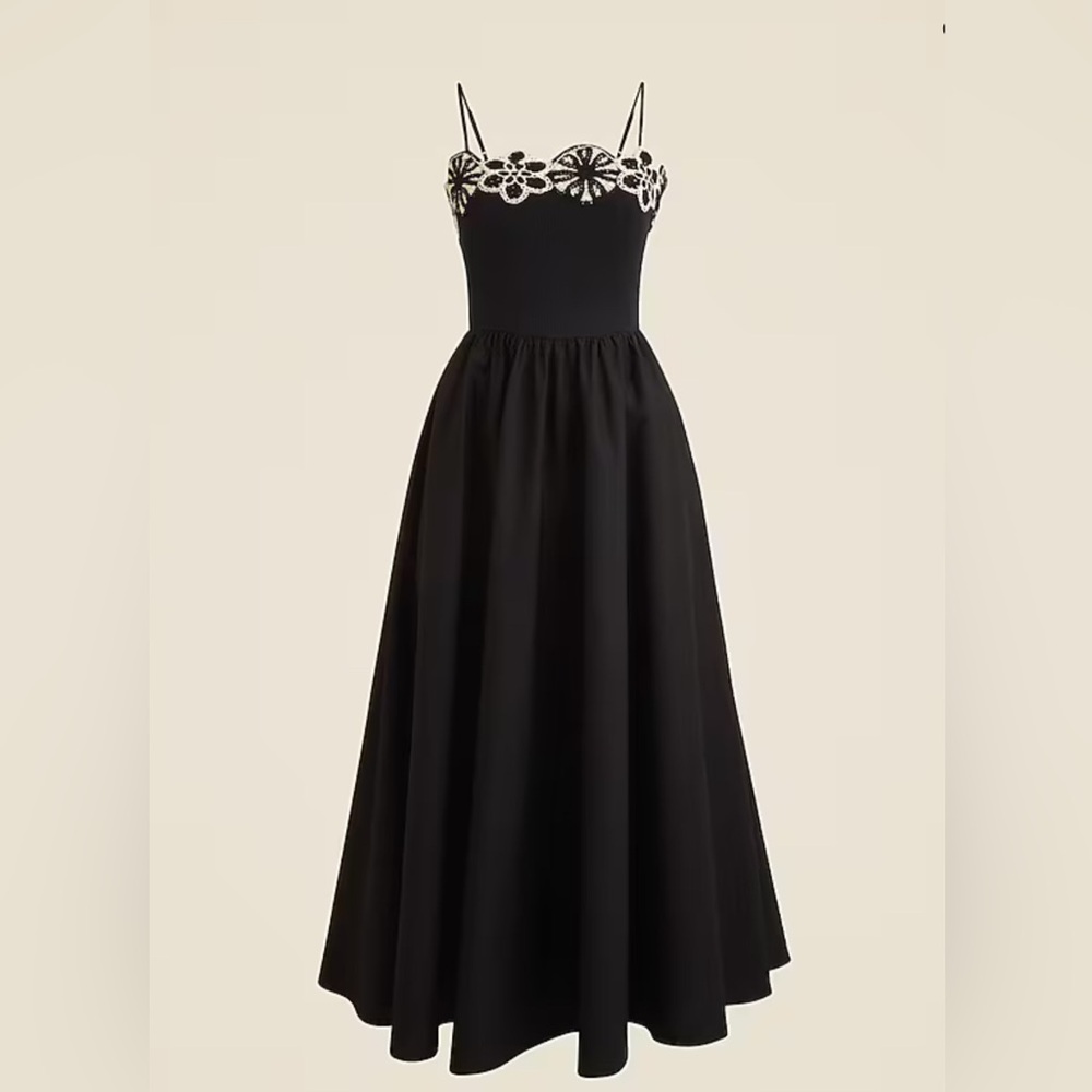 NWT Jcrew Crochet mixy dress